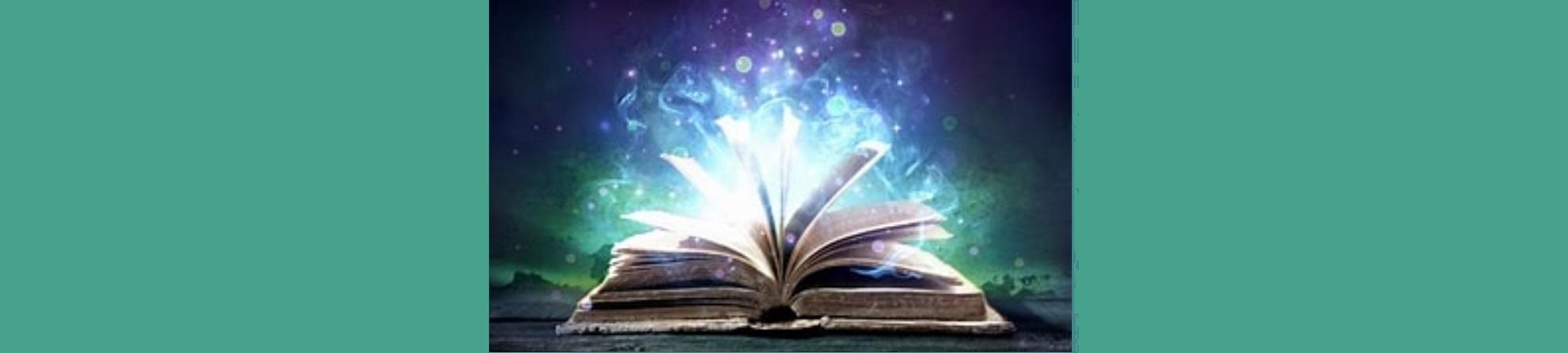 Open book enlightening the Universe